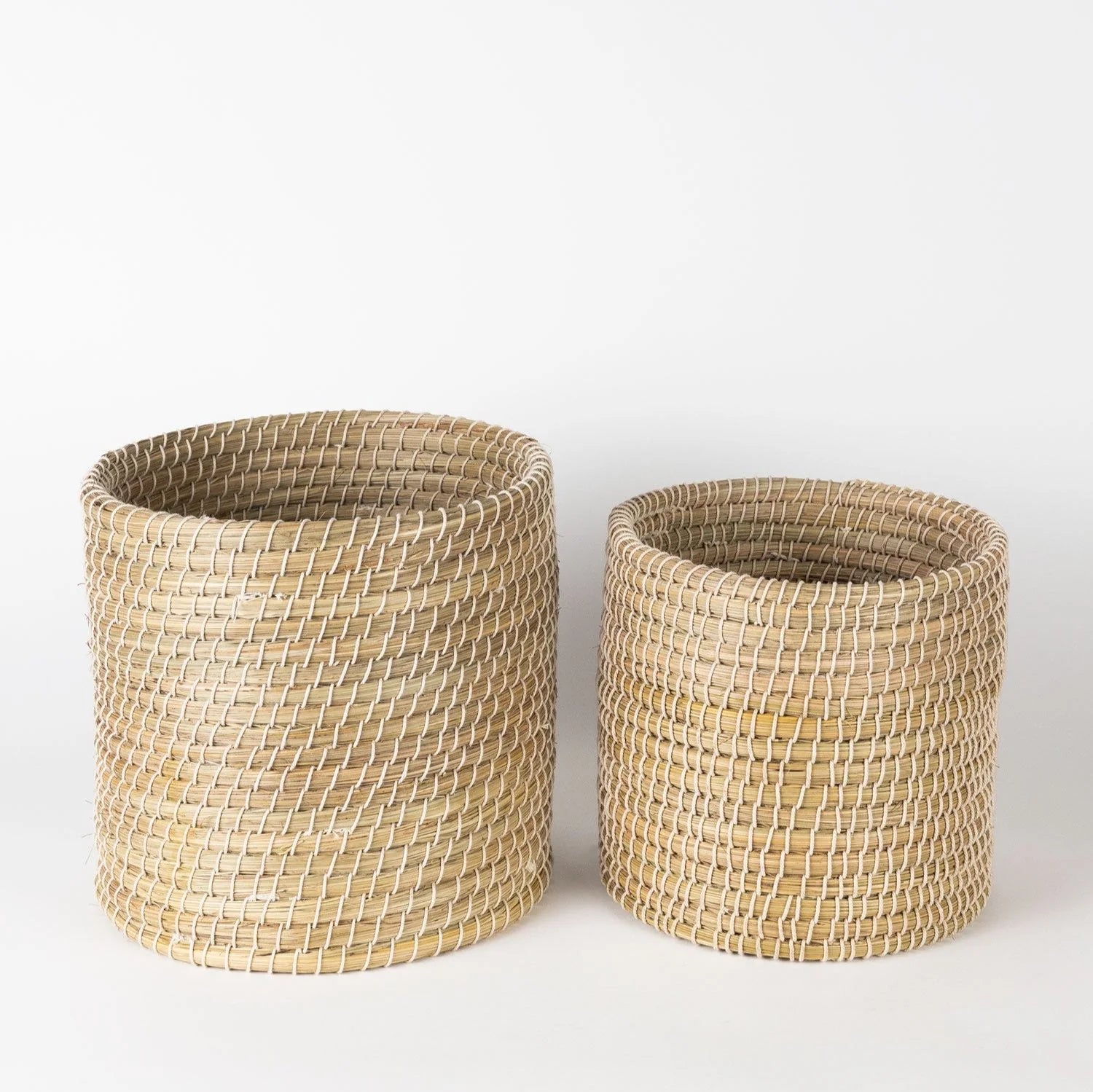 Kaisa Grass Cylinder Basket (Set of Two)